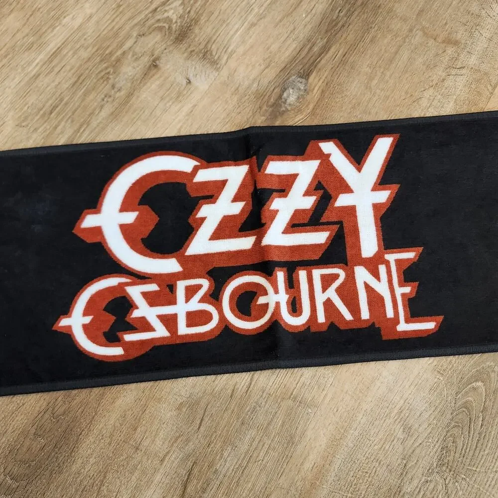 NOS Ozzy Osbourne OzzFest Japan 2015 Tour Muffler Towel Rare HTF Authentic Merch